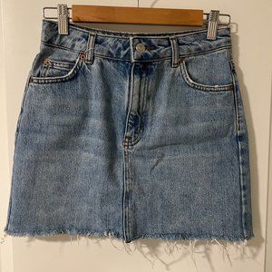 Topshop Jean Skirt